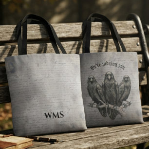 Gothic Vintage Onyx Rabe Tasche