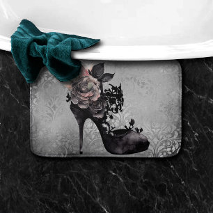 Gothic Vogue   Mute Pastel Rose Mode Stiletto Badematte