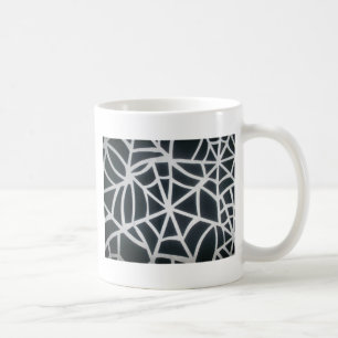 Gothic Web Velocity Bold Black und White Designer Kaffeetasse