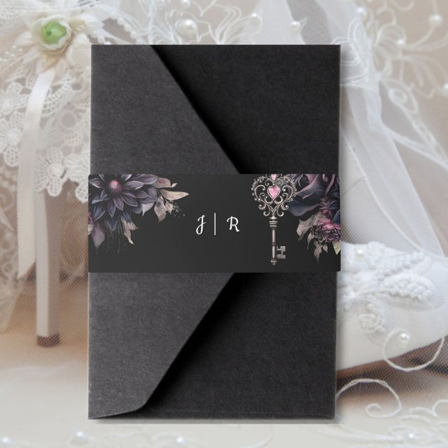 Gothic Wedding Bly Band Einladung (Von Creator hochgeladen)