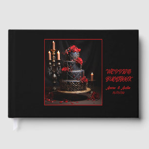 Gothic Wedding Cake Guestbook Gästebuch
