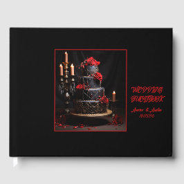 Gothic Wedding Cake Guestbook Gästebuch