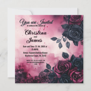 Gothic Wedding Design: Dunkle Rose und Spitzen