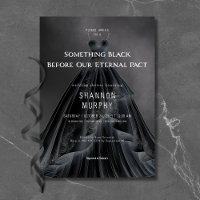 Gothic Wedding Dress etwas Black Brautparty