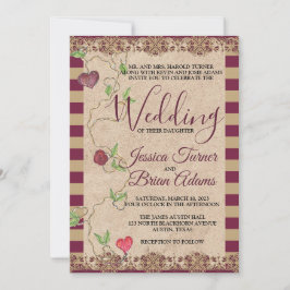 Gothic Wedding Einladung