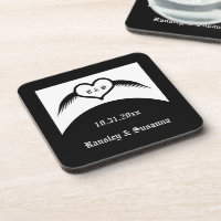 Gothic Wedding Flügelherz Mit Monogramm