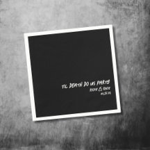 Gothic Wedding Individuelle Name Black Cocktail Na