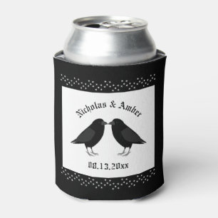 Gothic Wedding Kissing Ravens Custom Dosenkühler