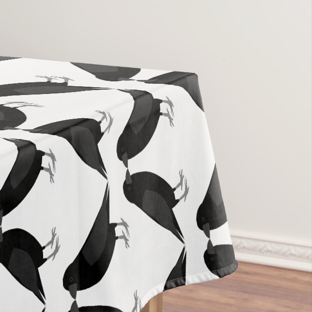 Gothic Wedding Kissing Ravens Gemustert Tischdecke (Beispiel)