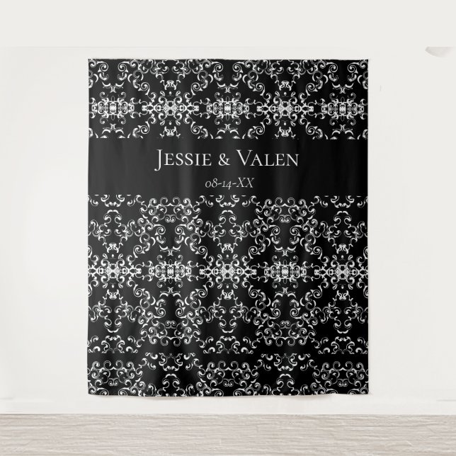 Gothic Wedding Wandteppich (Vorderseite)