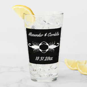 Gothic White Wedding Scorpions Custom Glas