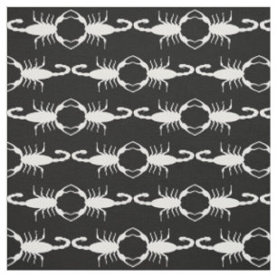 Gothic White Wedding Skorpions Custom Gemustert Stoff