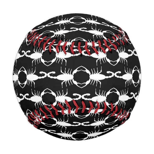 Gothic White Wedding Skorpions Gemustert Baseball (Vorderseite)