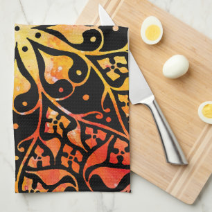 Gothic Window Rainbow Pride Geschirrtuch