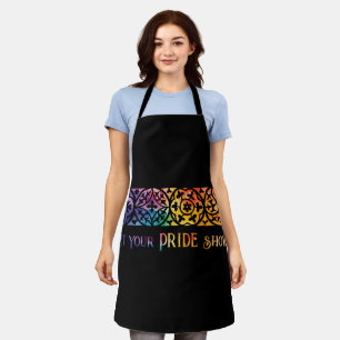 Gothic Window Rainbow Pride Schürze