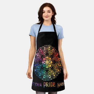 Gothic Window Rainbow Pride Schürze