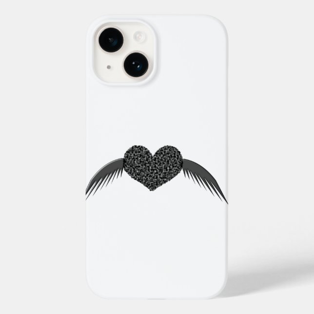 Gothic Winged Liebe Heart iPhone 5 Fall Case-Mate iPhone Hülle (Rückseite)