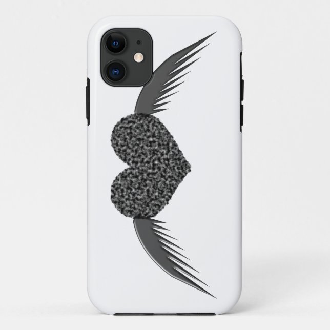 Gothic Winged Liebe Heart iPhone 5 Fall Case-Mate iPhone Hülle (Rückseite)