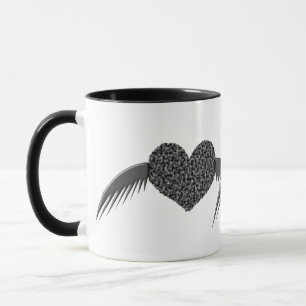 Gothic Winged Liebe Tasse