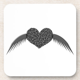Gothic Winged Liebe Untersetzer