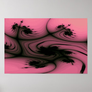 Gothic-Wirbel drucken Poster