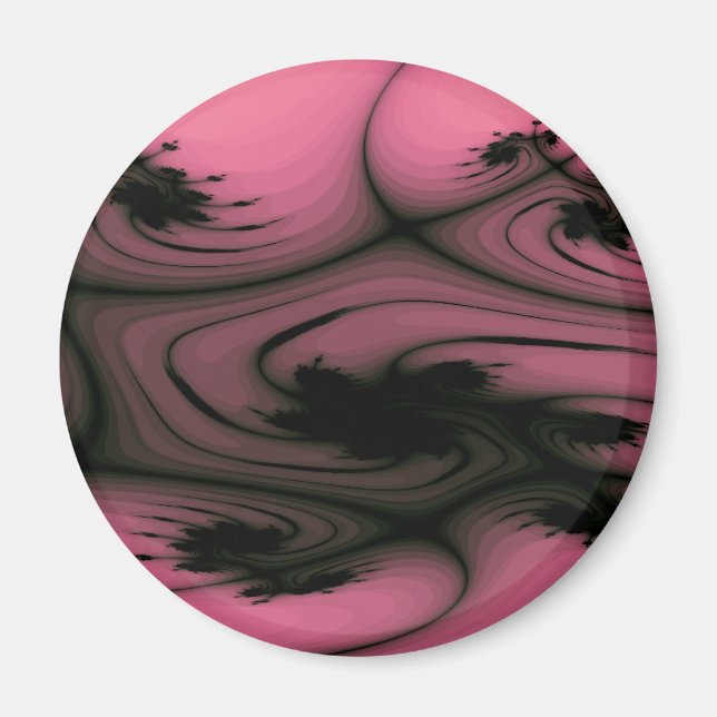 Gothic Wirbel Magnet (Vorne)