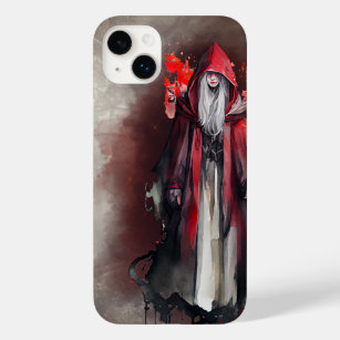 Gothic Witchery   Dunkle Rote Hexe mit bösen Schat Case-Mate iPhone 14 Plus Hülle
