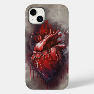 Gothic Witchery   Schattenherz mit blutenden Tropf Case-Mate iPhone 14 Plus Hülle