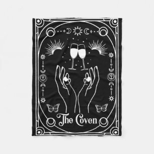 Gothic Witchy Coven Bride Tarot Halloween Bachelor Fleecedecke