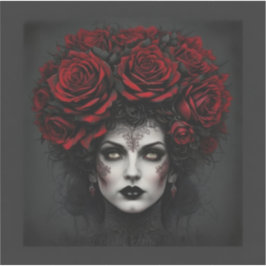 Gothic Woman Aufkleber