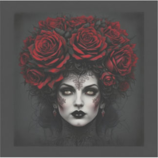 Gothic Woman Aufkleber