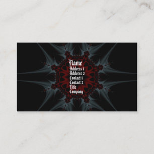 Gothica Fraktal Fantasy Visitenkarte