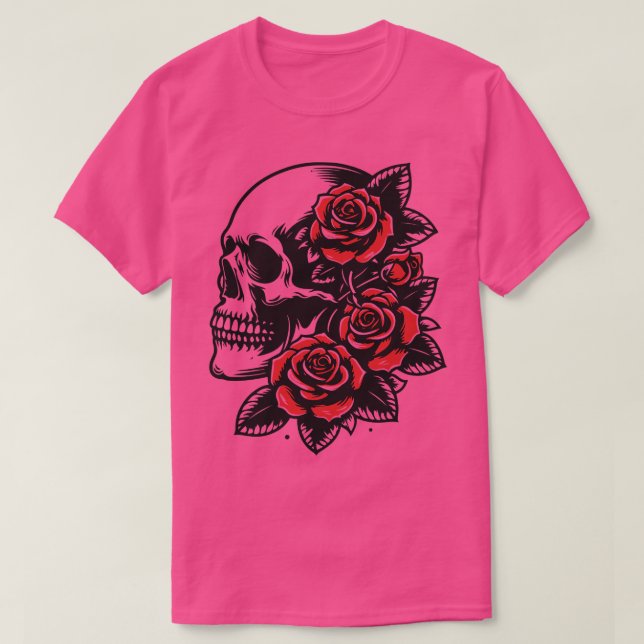 Gothik und Rose 1 T-Shirt (Design vorne)
