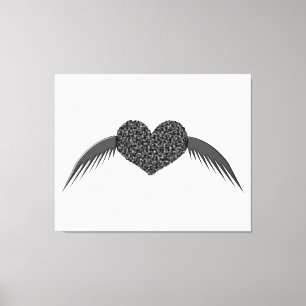 Gothique aimer coeur toile Imprimer