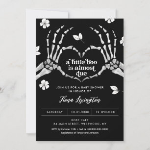 Gothique Amour Halloween Baby shower Invitation