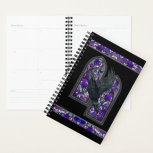 Gothique Corbeau Art Jour Noir Planificateur