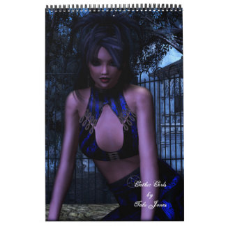 Gothique Filles Imaginaire Art Calendrier