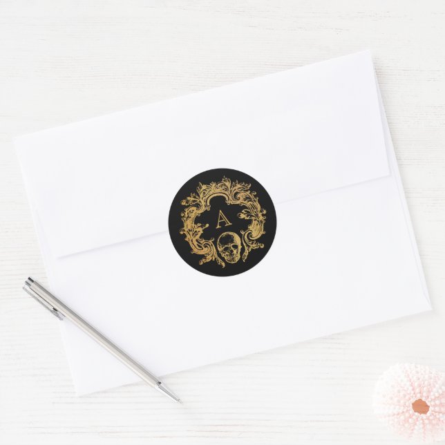 Gothique Glam Halloween | Sticker (Enveloppe)
