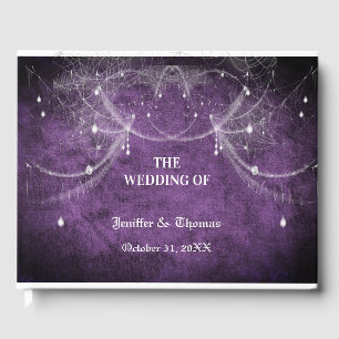Gothique Halloween mariage livre d'invité