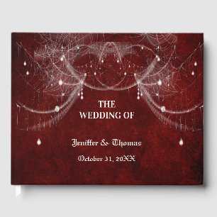 Gothique Halloween mariage livre d'invité
