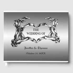 Gothique Halloween mariage livre d'invité