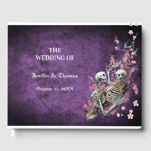 Gothique Halloween mariage livre d'invité
