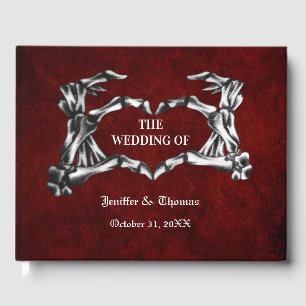 Gothique Halloween mariage livre d'invité