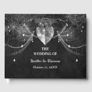 Gothique Halloween mariage livre d'invité