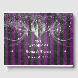 Gothique Halloween mariage livre d'invité