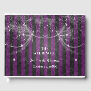 Gothique Halloween mariage livre d'invité