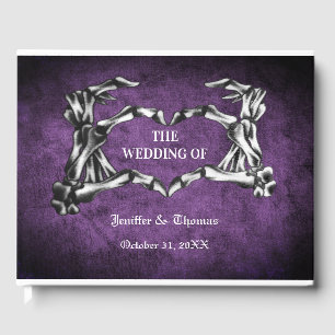 Gothique Halloween mariage livre d'invité