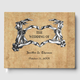 Gothique Halloween mariage livre d'invité