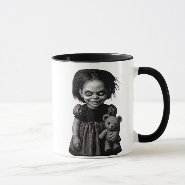 Gothique-Hanée-Puppe Tasse (Rechts)