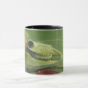 Gothique Moth Crâne Mug